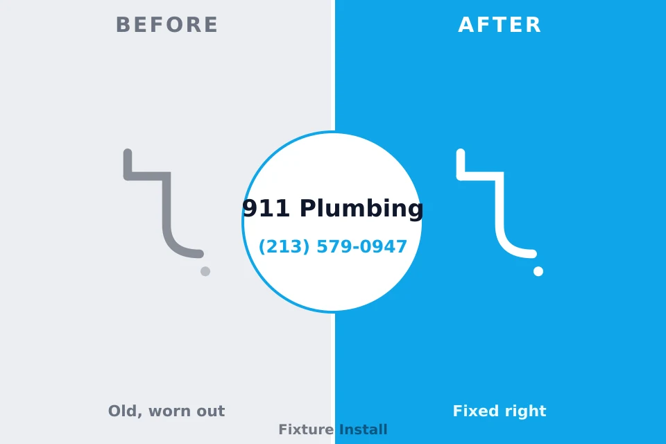 Before and after: plumbing company Kings Point, NY